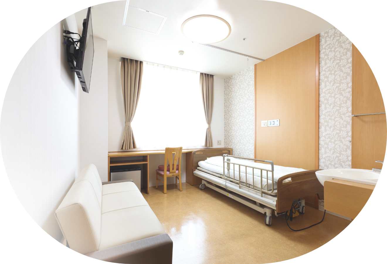 全室個室、部屋代無料